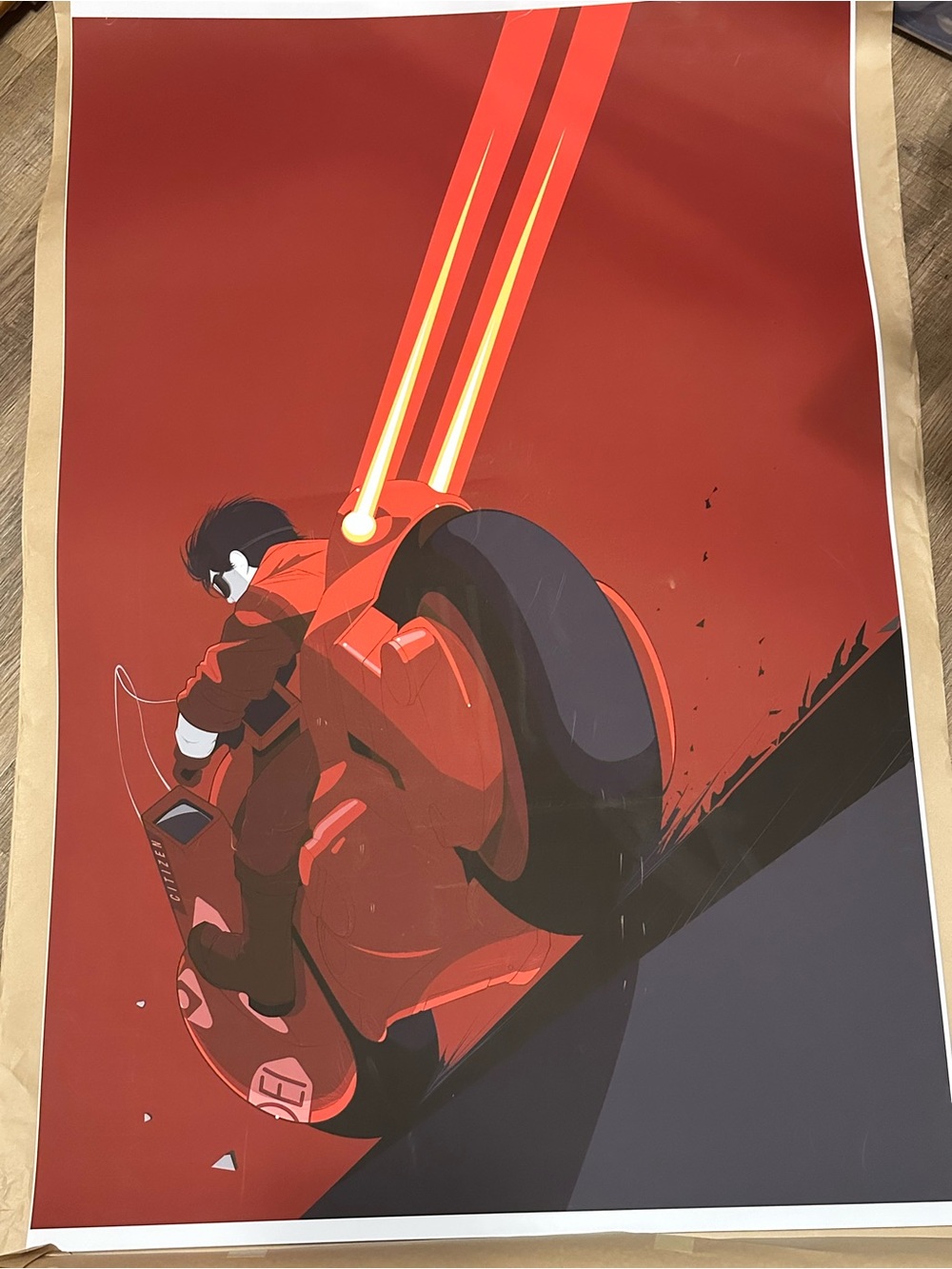 Akira art print titled “Kaneda”- Home Wall Art
